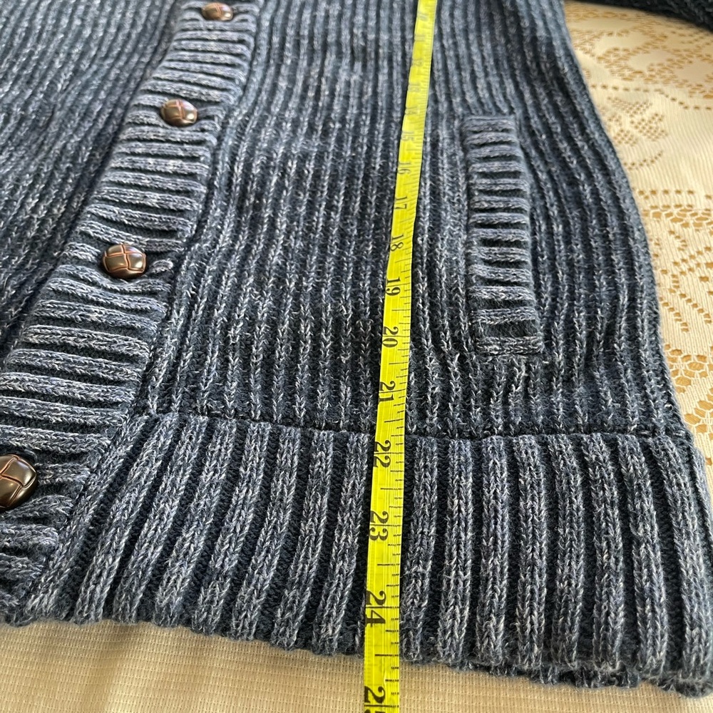 Merona Gray Ribbed Cardigan Sweater - Picture 11 of 14
